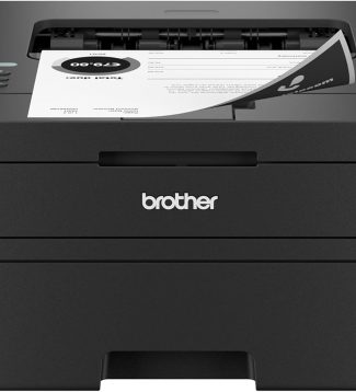 Brother HL-L2460DW Wireless Compact Monochrome Laser Printer with Duplex, Mobile Printing, Black & White Output | Includes Refresh Subscription Trial(1), Works with Alexa