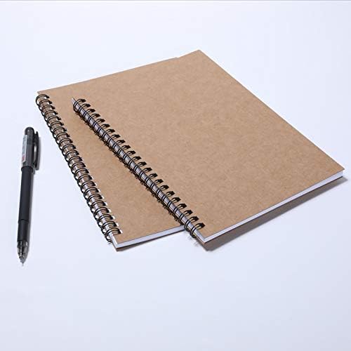 Spiral Notebooks College Ruled, Lined For Memo Diary Journal, Wirebound Notepads 100 Pages (50 Sheets), 8.4" x 5.7", 2 Pcs - Image 5