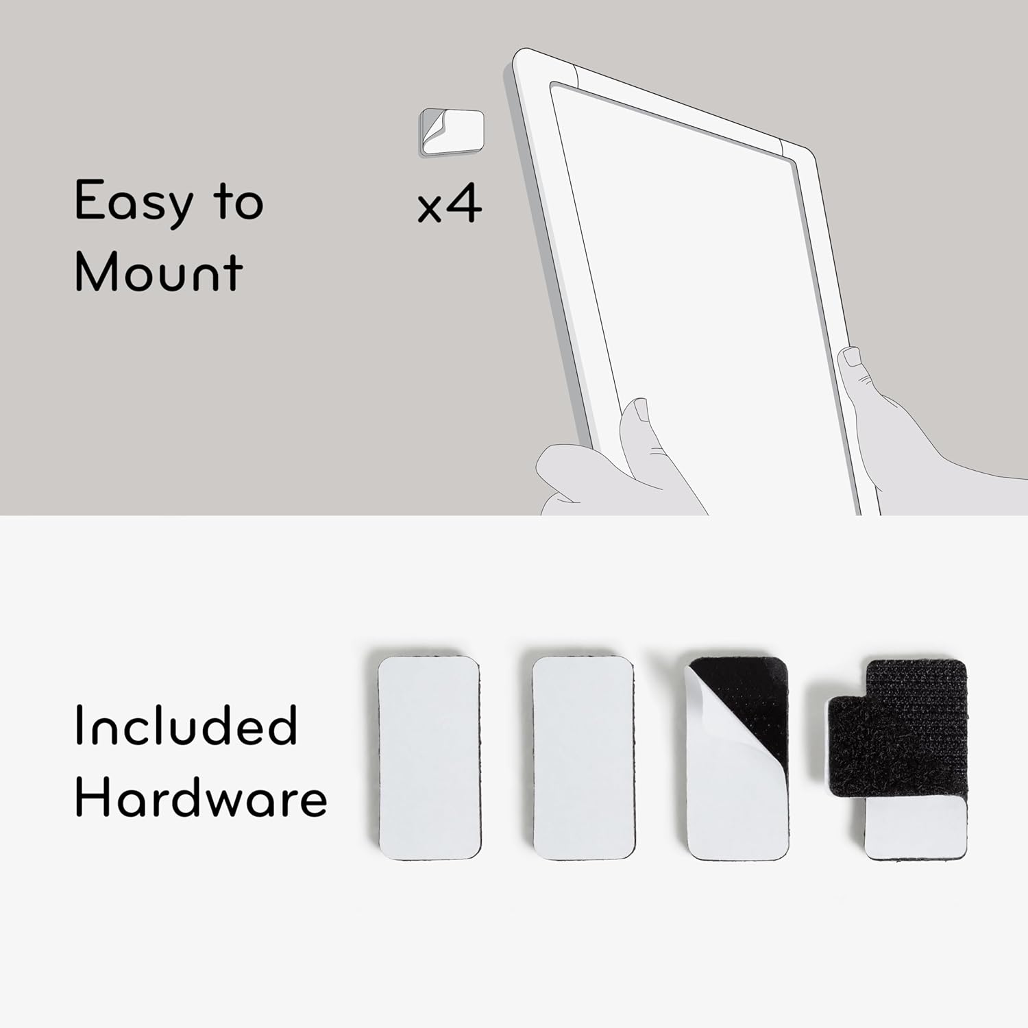 U Brands Magnetic Dry Erase Calendar Board, 14"x11", Modern White Frame, Includes Marker and Magnet - Image 5